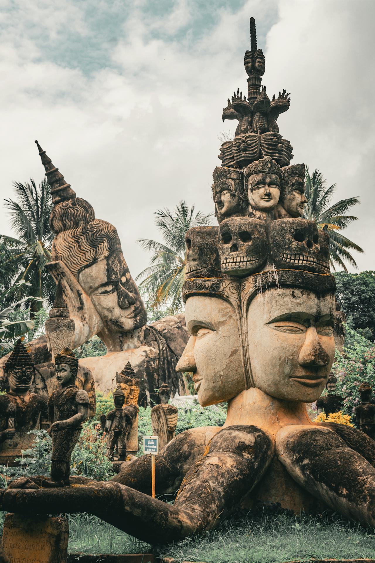 Buddha Park in Vientiane, Laos